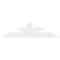 Ekena Millwork Richland Architectural Grade PVC Gable Bracket, 48"W x 12"H x 2"D x 4"F, 6/12 Pitch GBP048X12X0204RIC00 - alternate 3